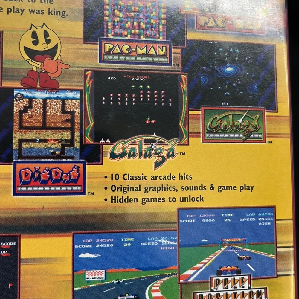 Namco Museum - XBox (2001) - Pac Man, Dig Dug, Pole Position, Galaga, etc